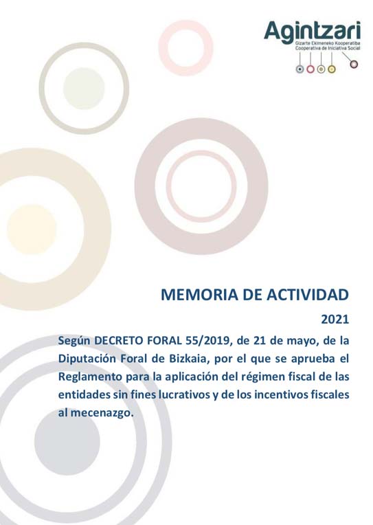 Memoria de actividad 2021